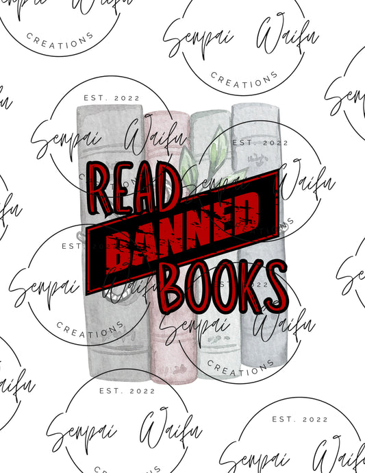 Read Banned Books Sticker